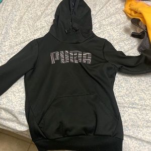 Black Puma hoodie.
